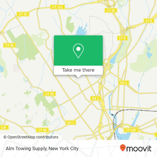 Alm Towing Supply map