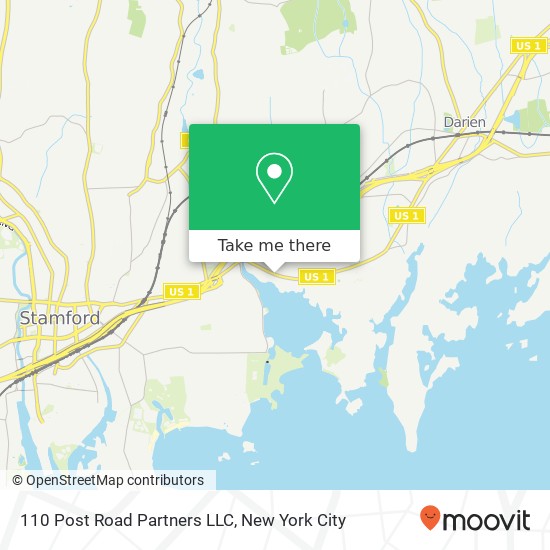 Mapa de 110 Post Road Partners LLC