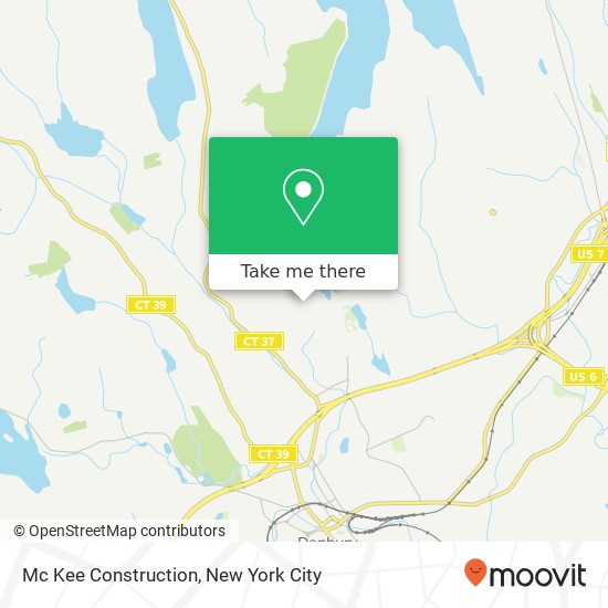 Mc Kee Construction map