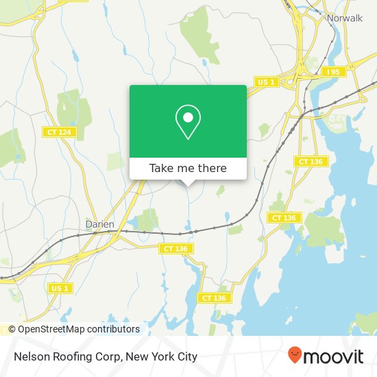 Nelson Roofing Corp map