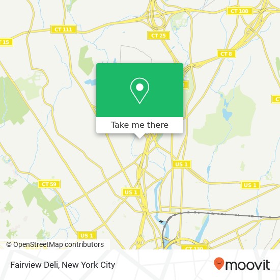 Mapa de Fairview Deli