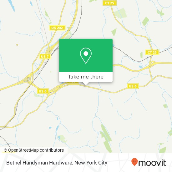 Mapa de Bethel Handyman Hardware