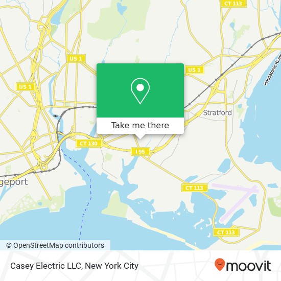 Mapa de Casey Electric LLC