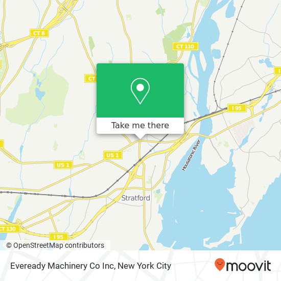 Eveready Machinery Co Inc map