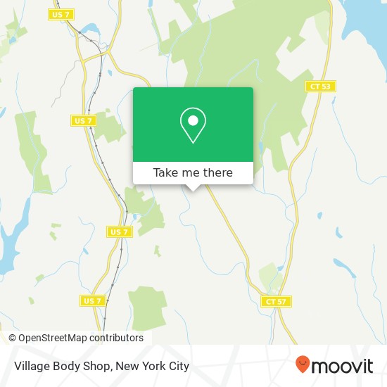 Village Body Shop map