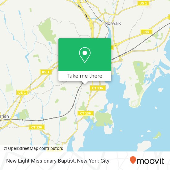 Mapa de New Light Missionary Baptist