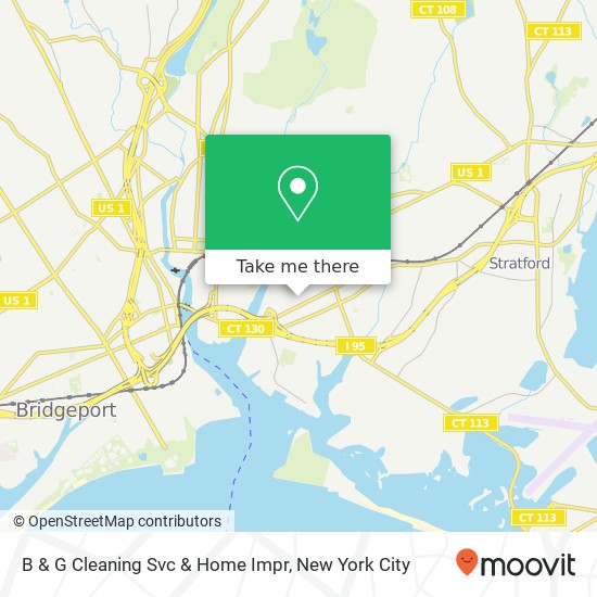 B & G Cleaning Svc & Home Impr map