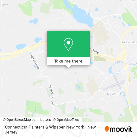 Mapa de Connecticut Painters & Wlpaper