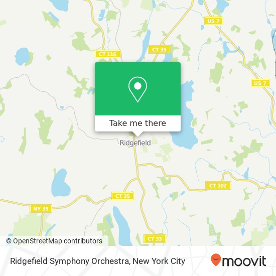 Mapa de Ridgefield Symphony Orchestra