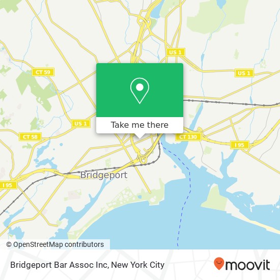 Bridgeport Bar Assoc Inc map