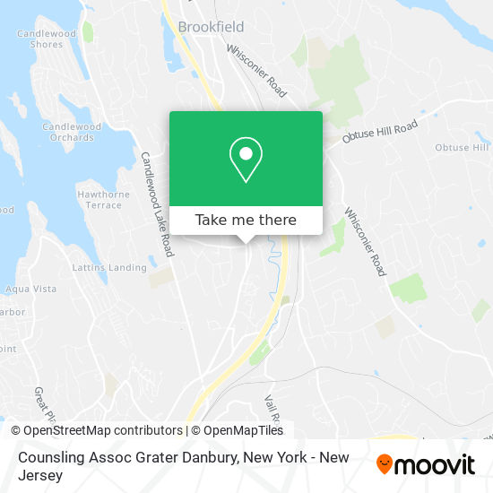 Counsling Assoc Grater Danbury map