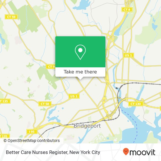 Better Care Nurses Register map