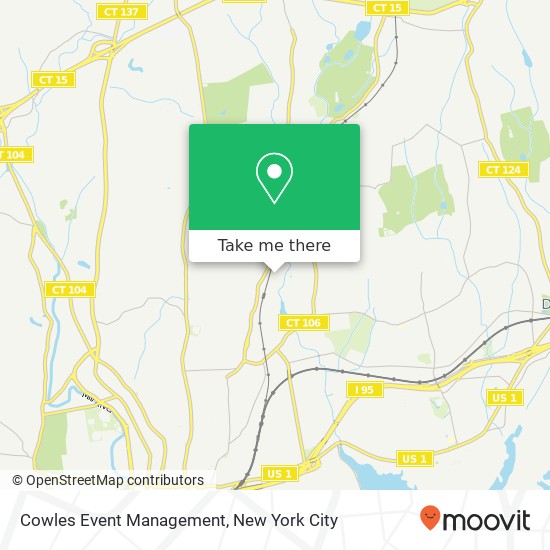 Cowles Event Management map