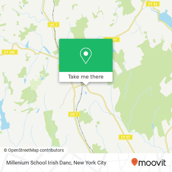 Millenium School Irish Danc map