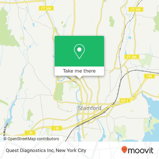 Quest Diagnostics Inc map