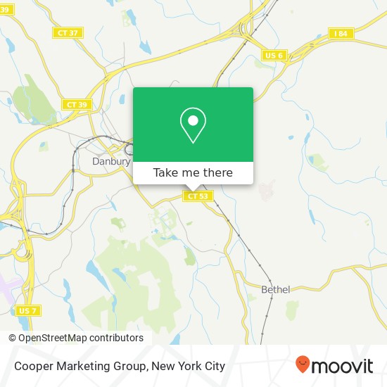 Mapa de Cooper Marketing Group