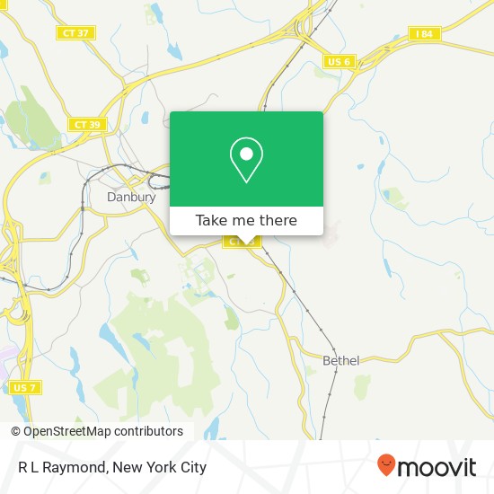 Mapa de R L Raymond