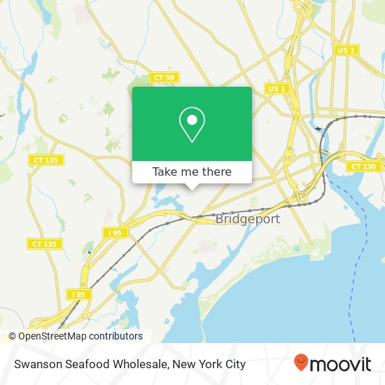 Swanson Seafood Wholesale map