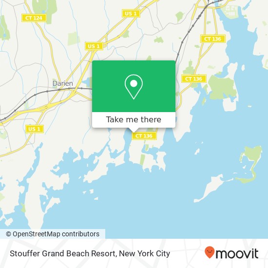 Mapa de Stouffer Grand Beach Resort