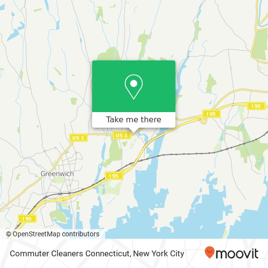 Commuter Cleaners Connecticut map