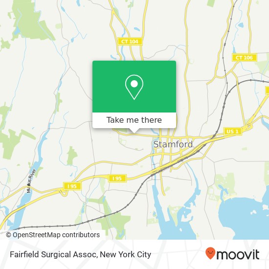 Fairfield Surgical Assoc map