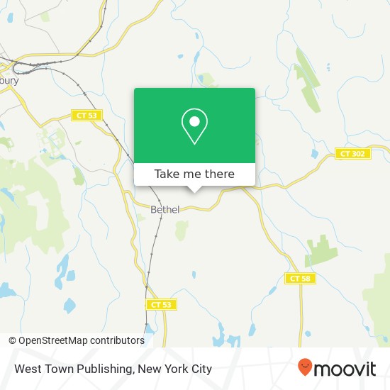 Mapa de West Town Publishing