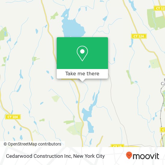 Cedarwood Construction Inc map