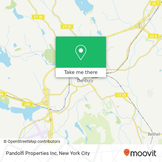 Mapa de Pandolfi Properties Inc