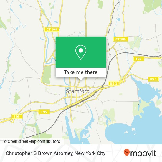 Mapa de Christopher G Brown Attorney