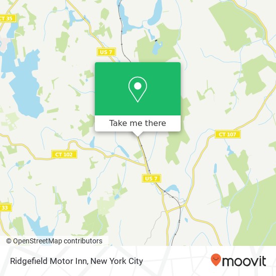 Ridgefield Motor Inn map