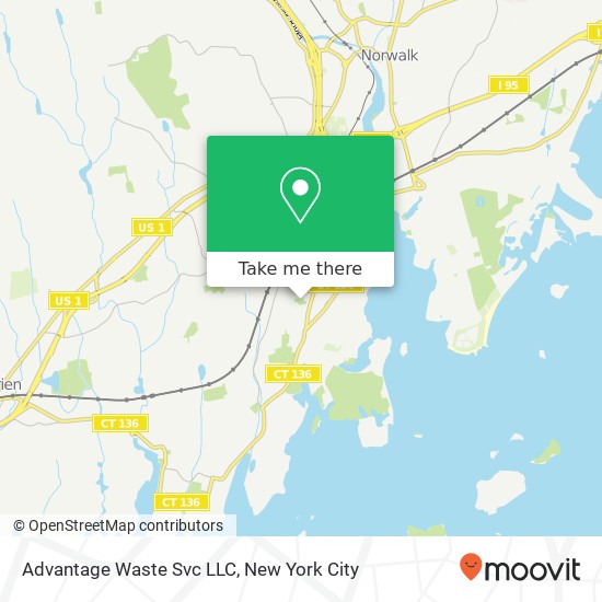 Mapa de Advantage Waste Svc LLC