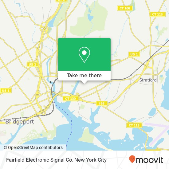 Mapa de Fairfield Electronic Signal Co