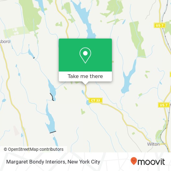 Margaret Bondy Interiors map