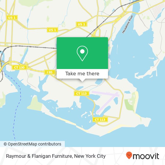 Mapa de Raymour & Flanigan Furniture