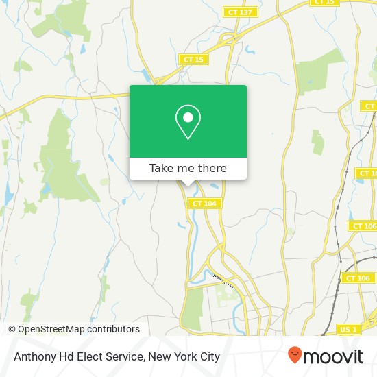 Mapa de Anthony Hd Elect Service