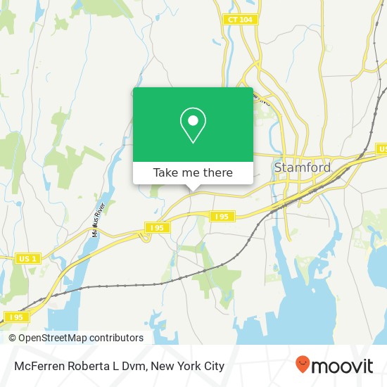 McFerren Roberta L Dvm map