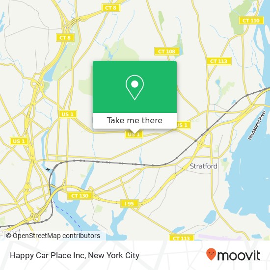 Happy Car Place Inc map