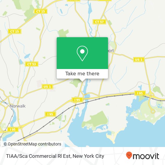 TIAA/Sca Commercial Rl Est map