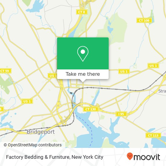 Mapa de Factory Bedding & Furniture