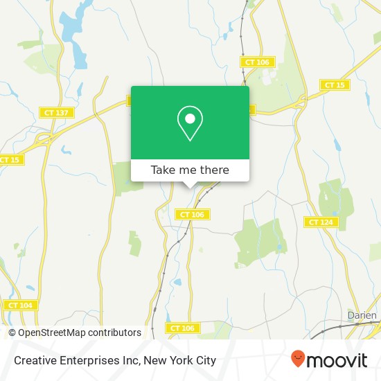 Creative Enterprises Inc map