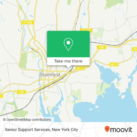 Senior Support Services map