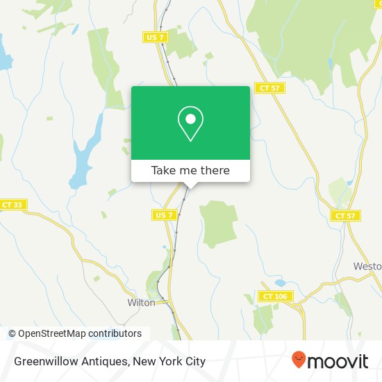 Greenwillow Antiques map