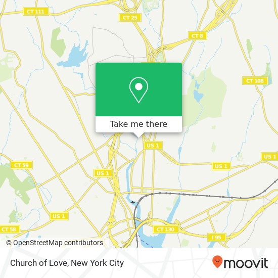 Church of Love map