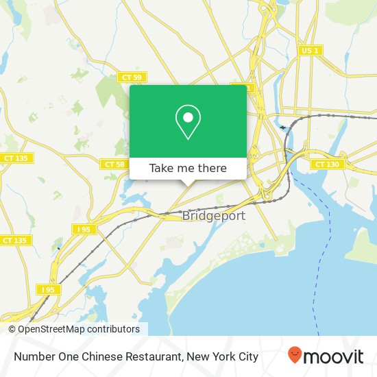 Mapa de Number One Chinese Restaurant