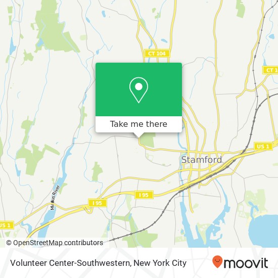 Mapa de Volunteer Center-Southwestern