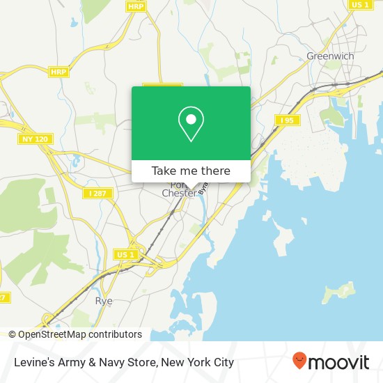 Mapa de Levine's Army & Navy Store