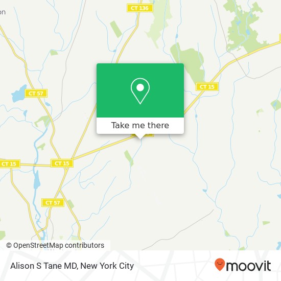 Alison S Tane MD map