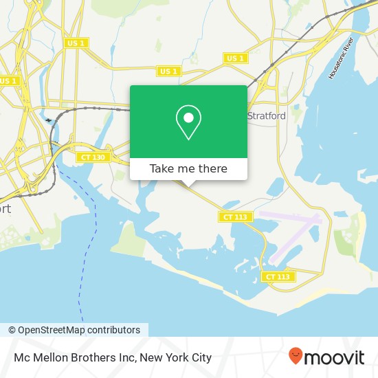 Mc Mellon Brothers Inc map