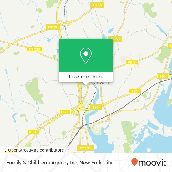 Mapa de Family & Children's Agency Inc