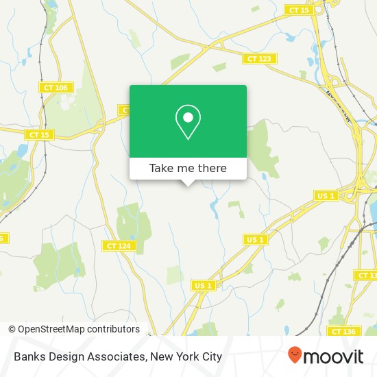 Banks Design Associates map
